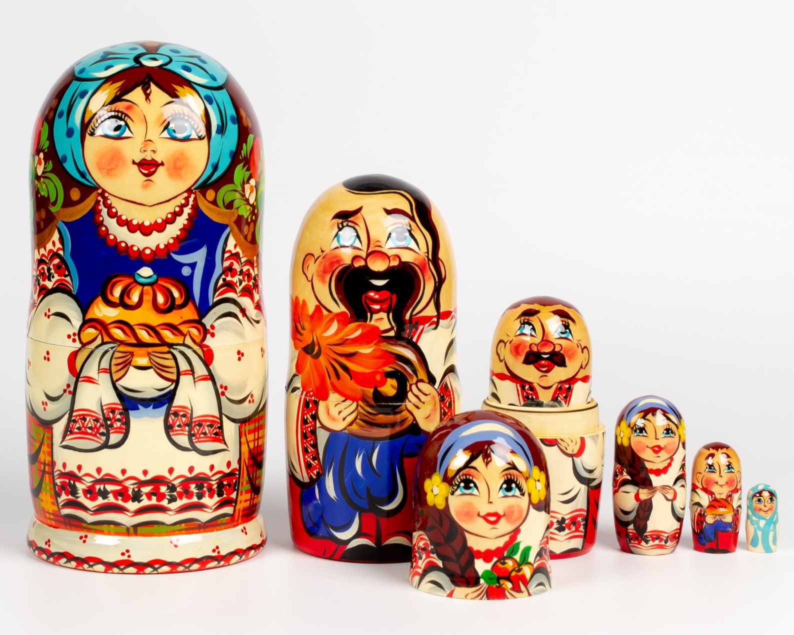 Ukrainian Nesting Doll Nesting Dolls Handmade Dolls Etsy