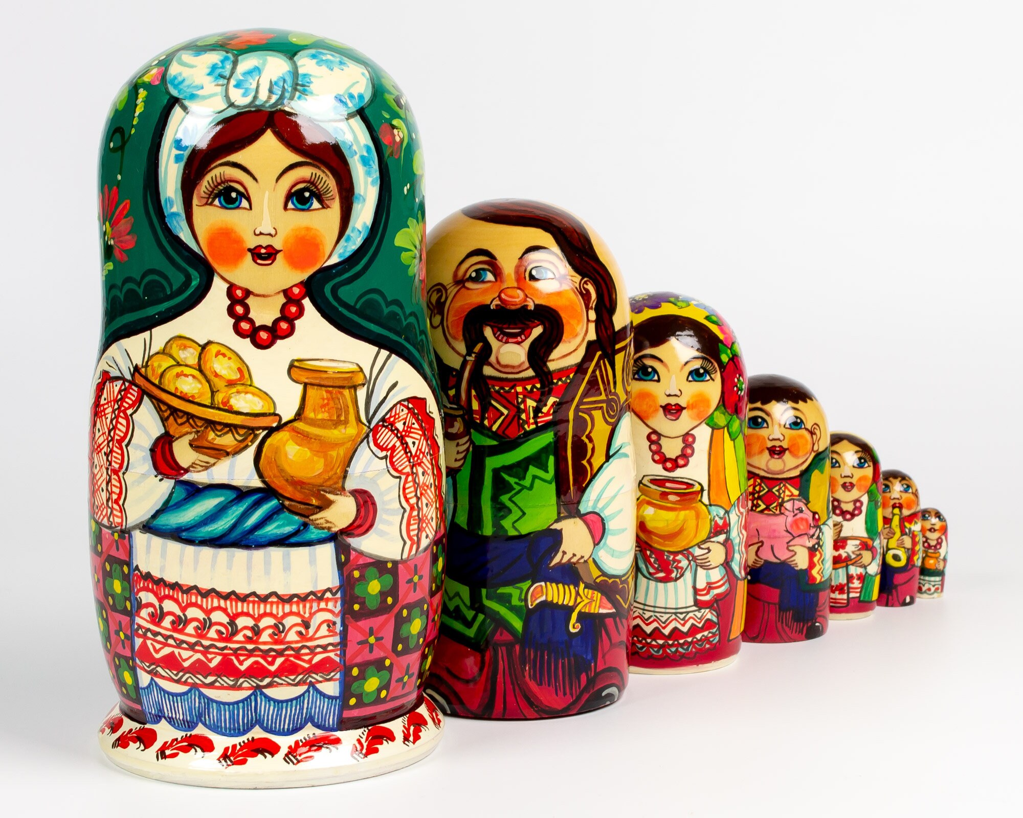 Ukrainian Nesting Doll Nesting Dolls Handmade Dolls Etsy