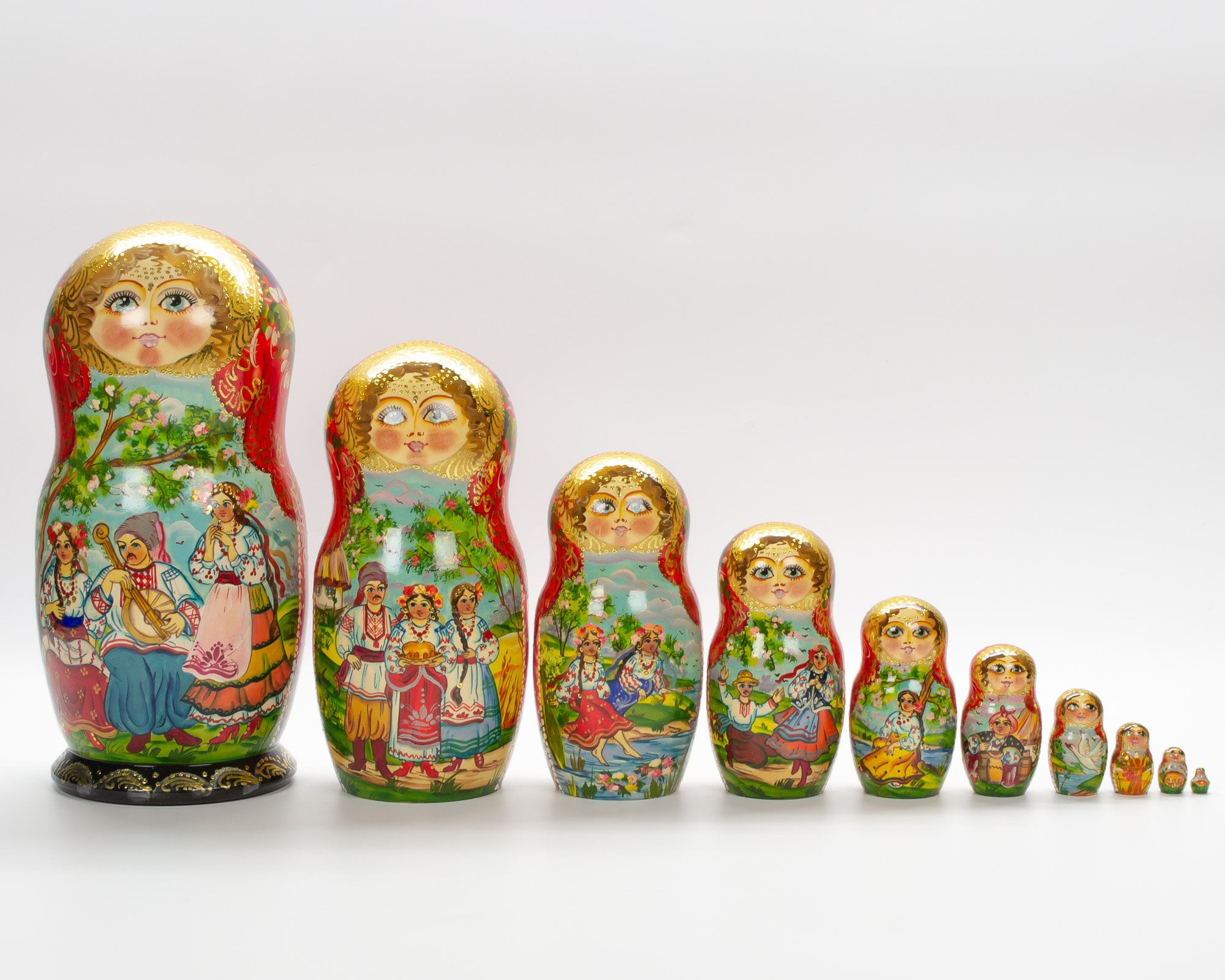 Ukrainian Nesting Doll Nesting Dolls Handmade Dolls Etsy