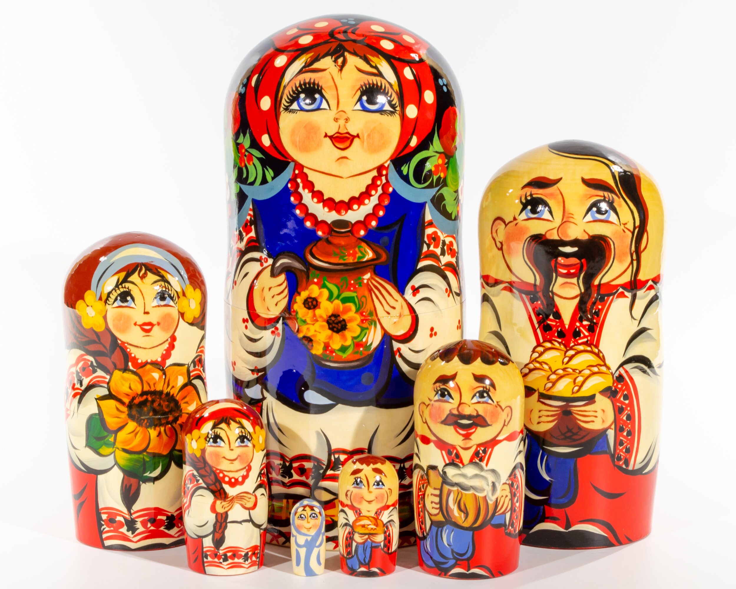 Ukrainian Nesting Doll Nesting Dolls Handmade Dolls Etsy