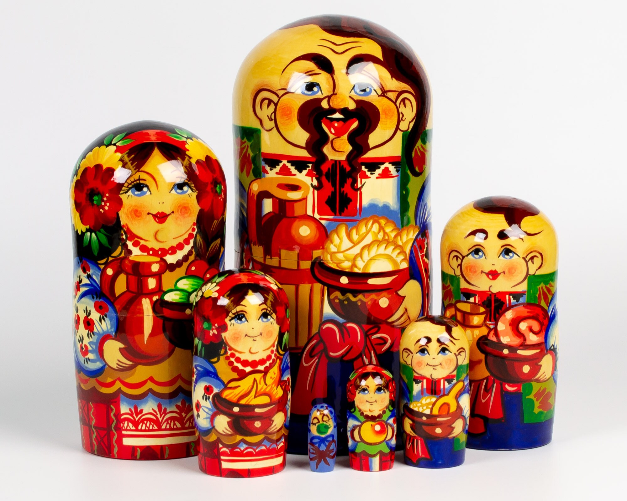 Ukrainian Nesting Doll Nesting Dolls Babushka Doll Handmade Etsy