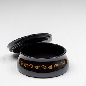 Handmade Ukrainian Lacquer Box • Petrykivka Floral Jewelry Box • S171 image 4