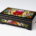 Ukrainian Lacquer Box, Handmade Decorative Casket Box, Hand Painted Unique Large Trinket Jewelry Box, Petrykivka Gift Ukraine Shop, S041 