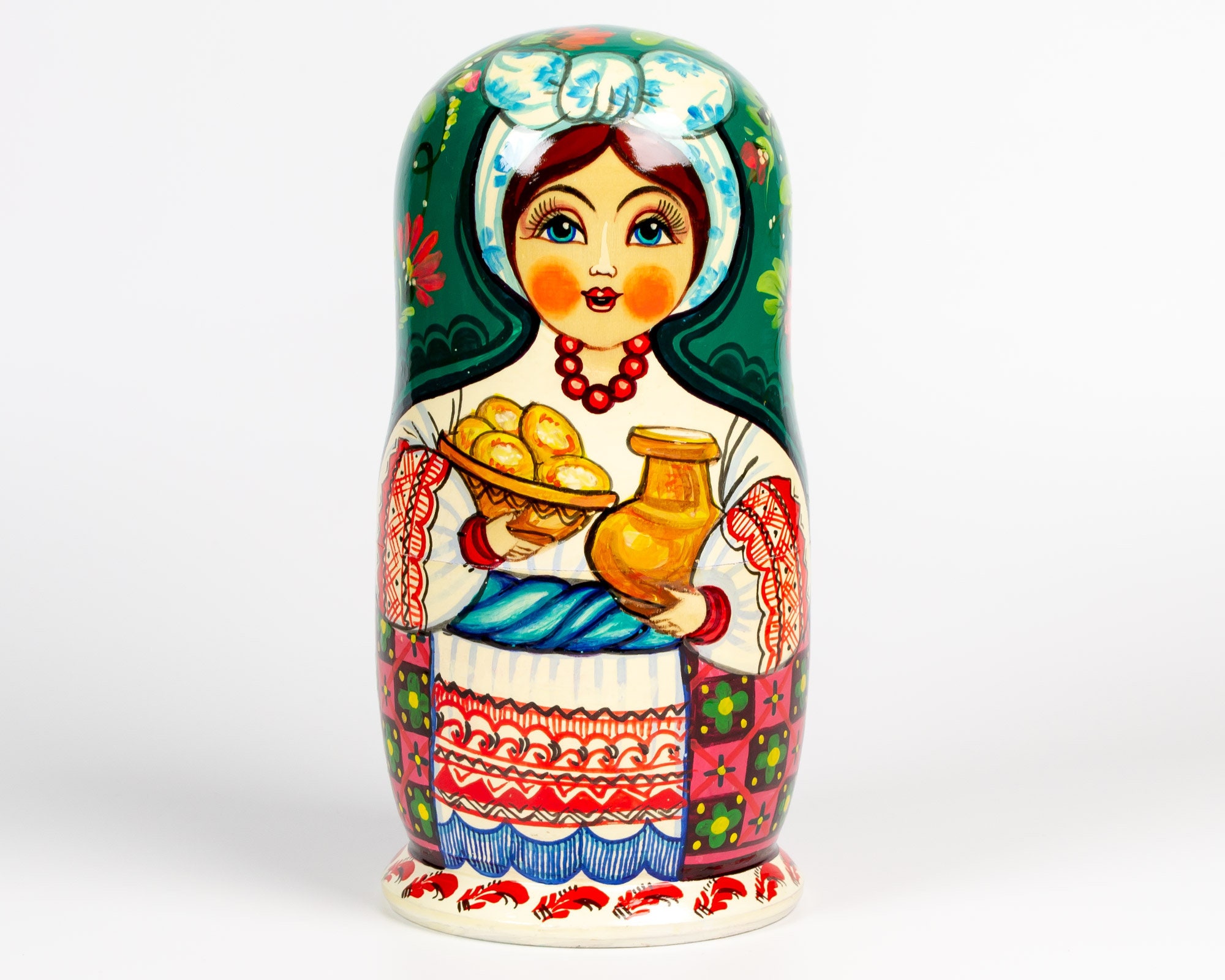 Ukrainian Nesting Doll Nesting Dolls Handmade Dolls Etsy