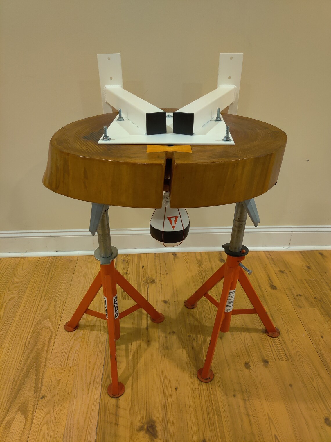 Custom Boxing Speed Bag Platform 4 Thick Live Edge Wood Etsy