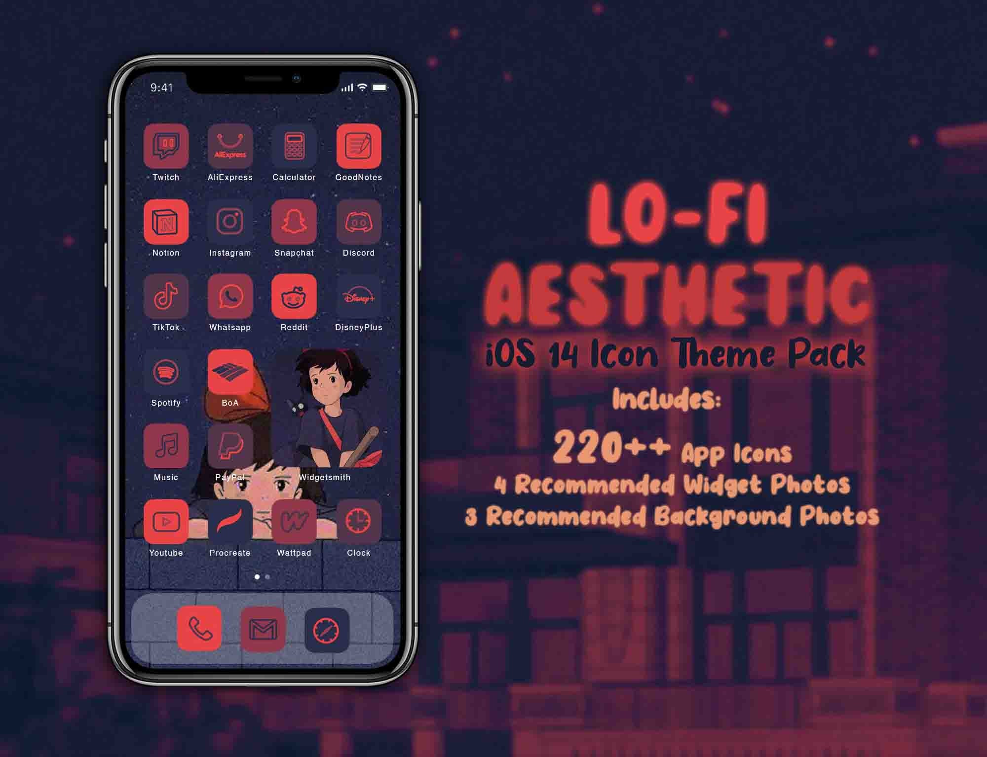 Pin on IOS14 Homescreen Anime Theme