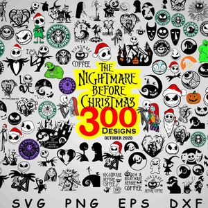 Download Nightmare Before Christmas Svg Etsy Yellowimages Mockups