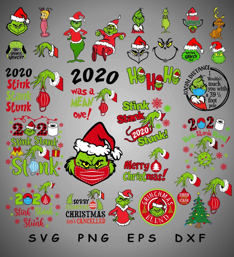 Download Grinch SVG Bundle Grinch svg Christmas 2020 svg Christmas | Etsy