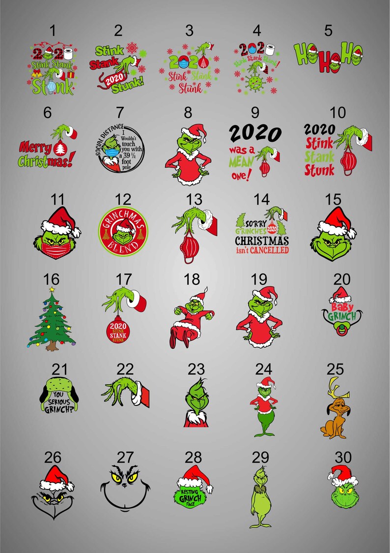 Download Grinch SVG Bundle Grinch svg Christmas 2020 svg Christmas ...