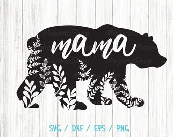 Download Mama Bear Svg Free Etsy