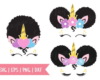 Free Free Unicorn Afro Svg 245 SVG PNG EPS DXF File