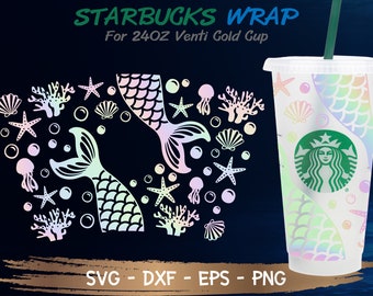 Free Free 195 Little Mermaid Starbucks Cup Svg SVG PNG EPS DXF File