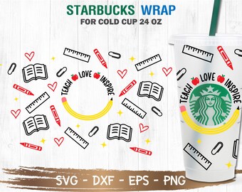 Free Free 100 Teach Love Inspire Svg Starbucks SVG PNG EPS DXF File