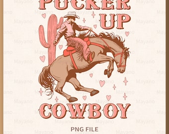 Western Valentines PNG, Cowboy Valentines PNG, Design pour sublimation ou impression téléchargement numérique
