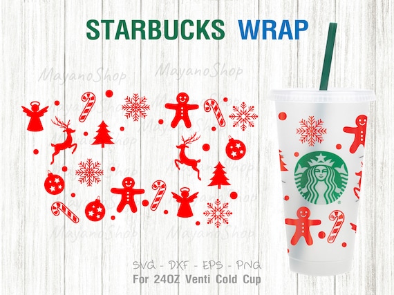 DIY Starbucks Christmas Cup ( with Free Starbucks SVG) - Sew Crafty Me