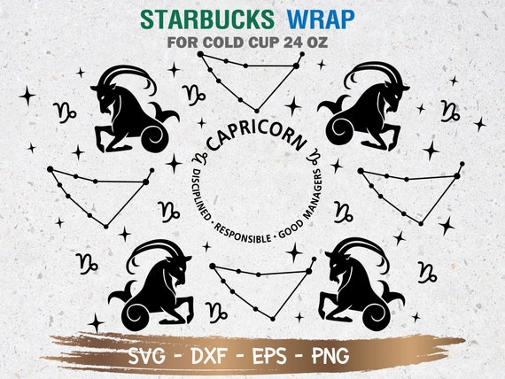 Astrology SVG Capricorn svg Instant Download Capricorn Starbucks Cup SVG DIY Venti for Cricut 24oz venti cold cup Astrology SVG Capricorn svg Instant Download Capricorn Starbucks Cup SVG DIY Venti for Cricut 24oz venti cold cup