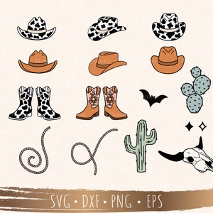 Cute Ghost Cowboy SVG Bundle, Boo Svg, Halloween Svg, Files for Cricut ...