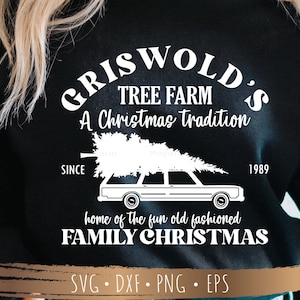 Griswold Christmas Tree Farm SVG PNG, Cutting Files for Cricut, silhouette, PNG Sublimation, Digital Download