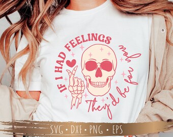 Si j’avais des sentiments, ils seraient pour vous SVG PNG, Saint-Valentin, fichiers de découpe pour cricut, silhouette, sublimation PNG, téléchargement numérique