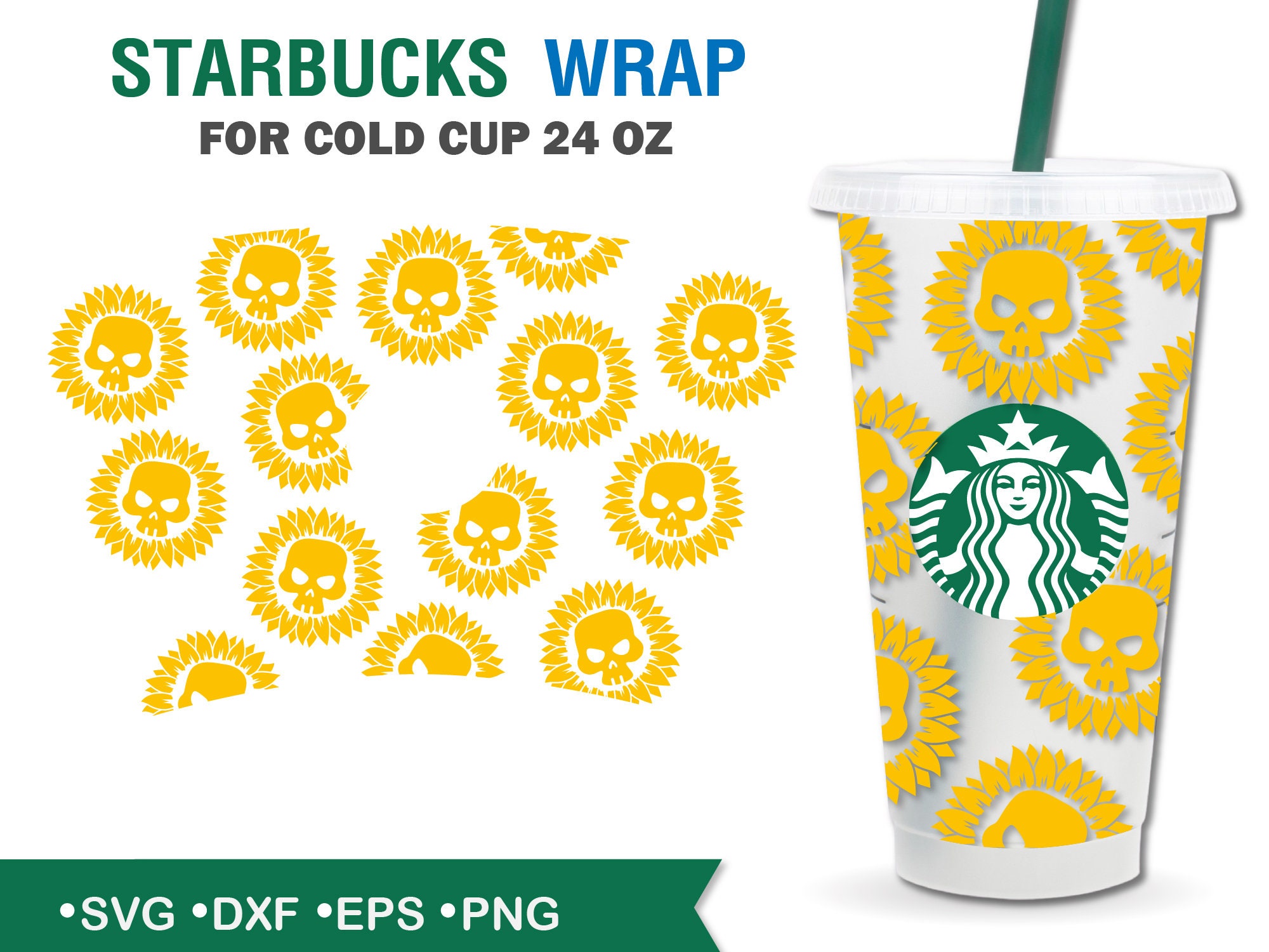 Free Free 218 Sunflower Full Wrap Svg SVG PNG EPS DXF File