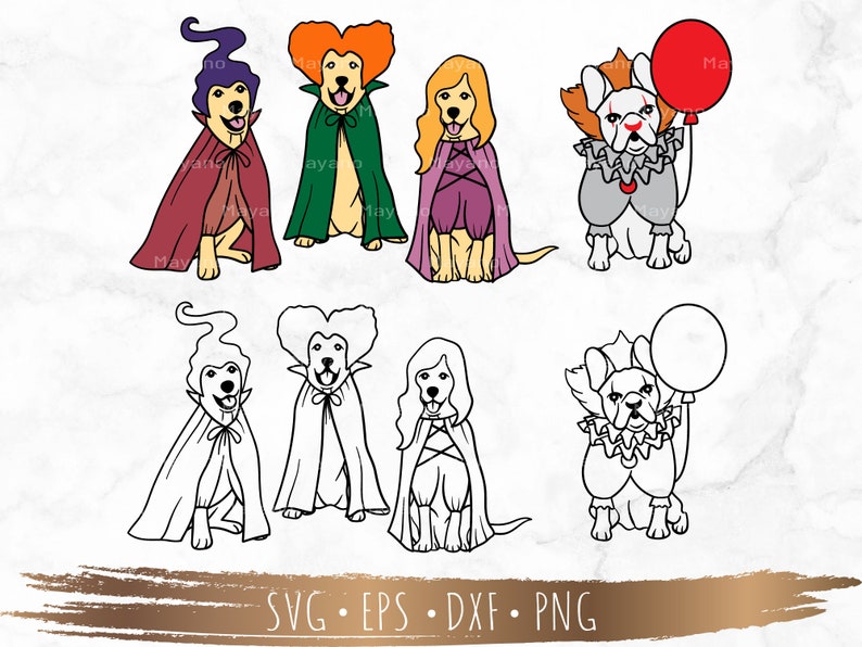 Halloween Dog Spooky Season Halloween SVG Files for Cricut - Etsy