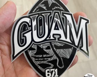 GUAM Sticker || Guamanian Gift Chamorro 671 Decal