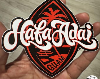 GUAM Sticker || Hafa Adai Guamanian Gift Chamorro 671 Decal