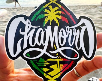 GUAM Chamorro Sticker || Guamanian Island Decal