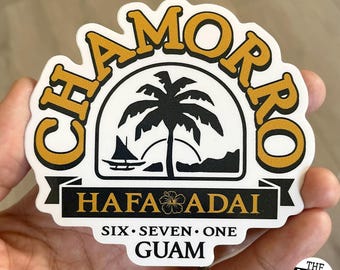 Chamorro Sticker || Guamanian Gift GUAM Decal
