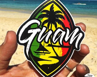 GUAM Sticker || Guamanian Stickers Chamorro Island Decal