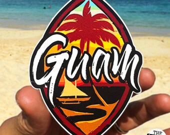 GUAM Sticker || Guamanian Islander Gift Chamorro Decal