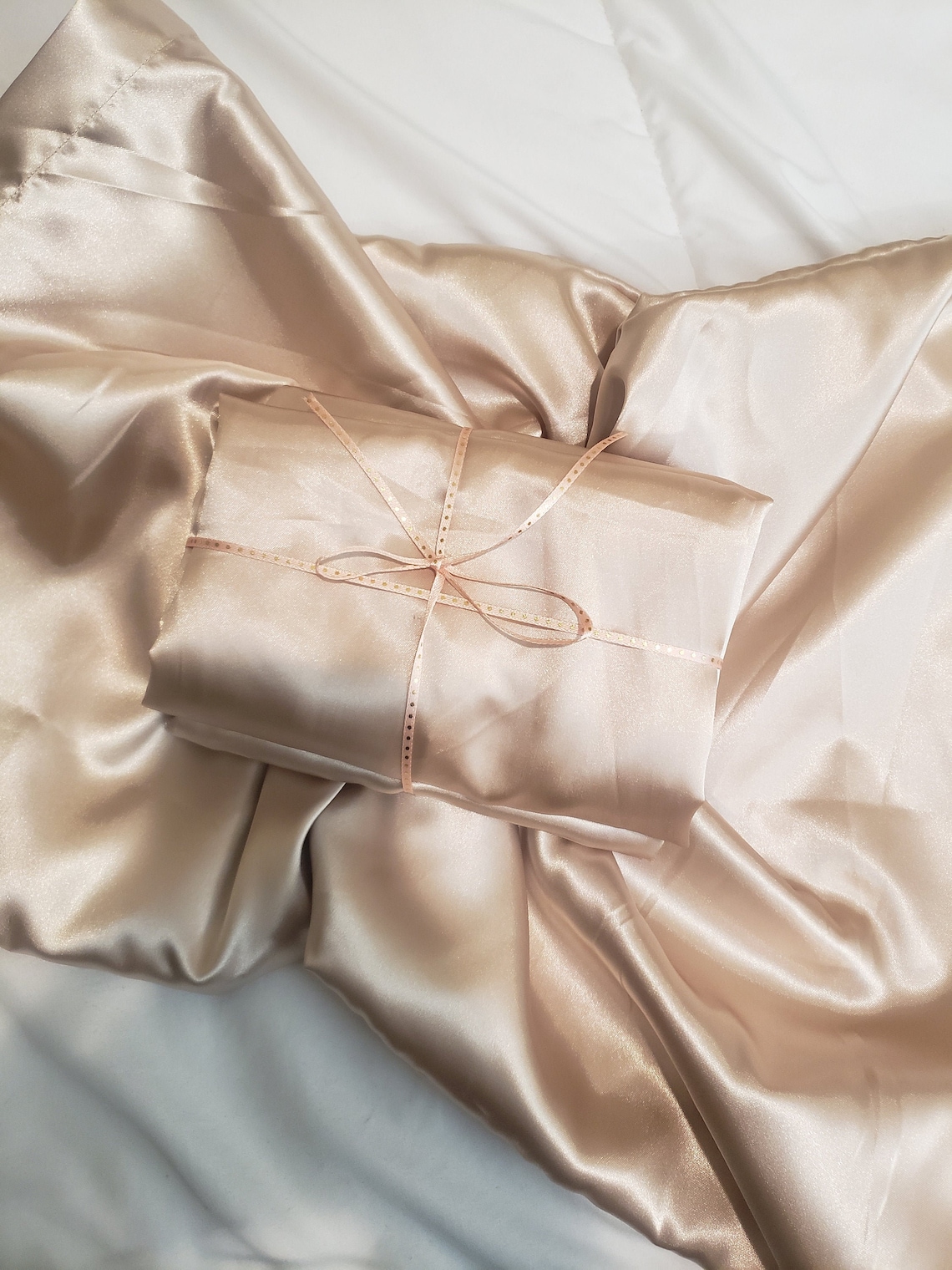 Set of 2 Satin Silk Pillowcase Hair Care Skin Care Etsy