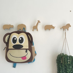 jungle nursery wall hooks