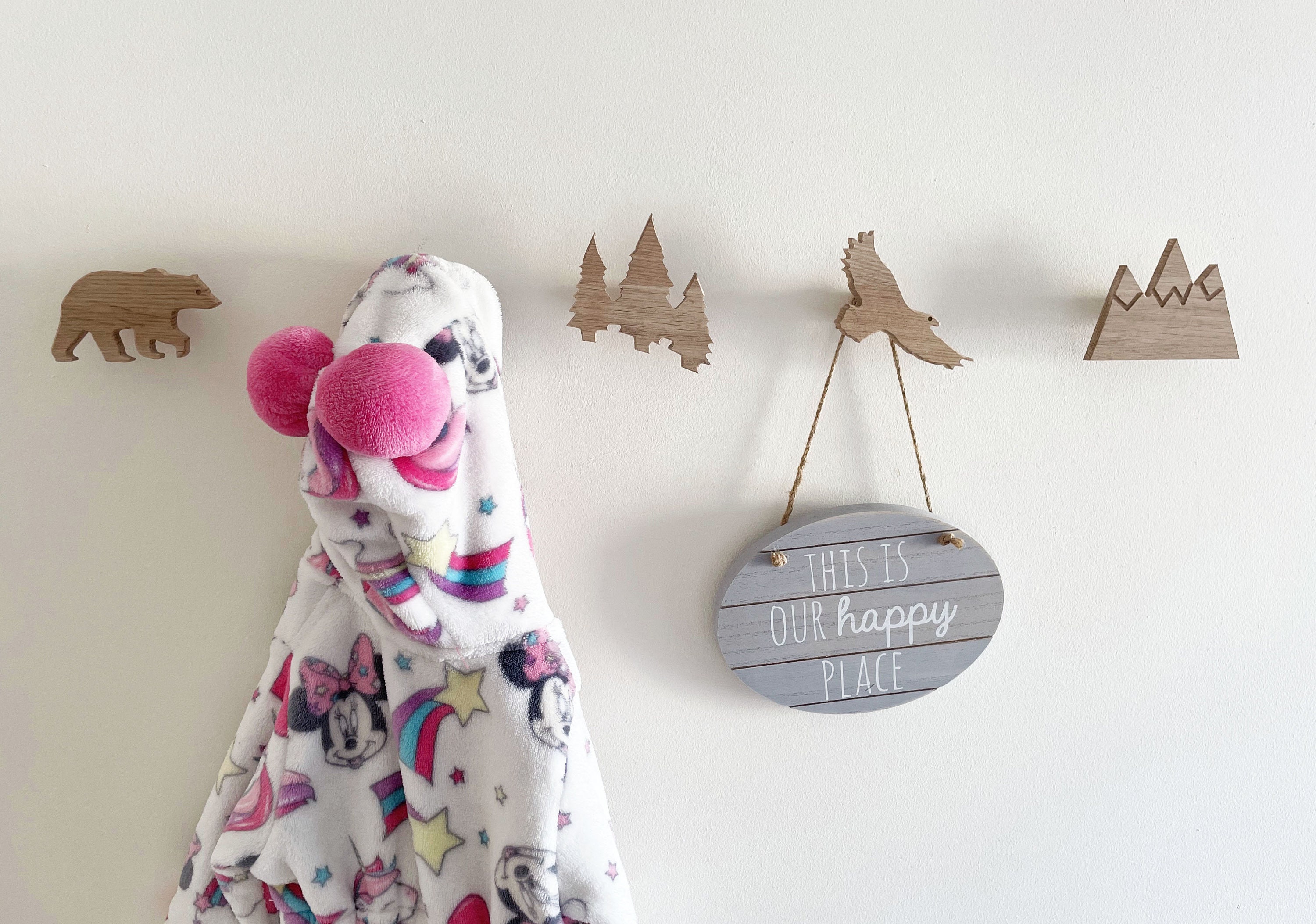 Berg inspirierte Wandhaken Bergtiere Bär Adler Berge | Etsy