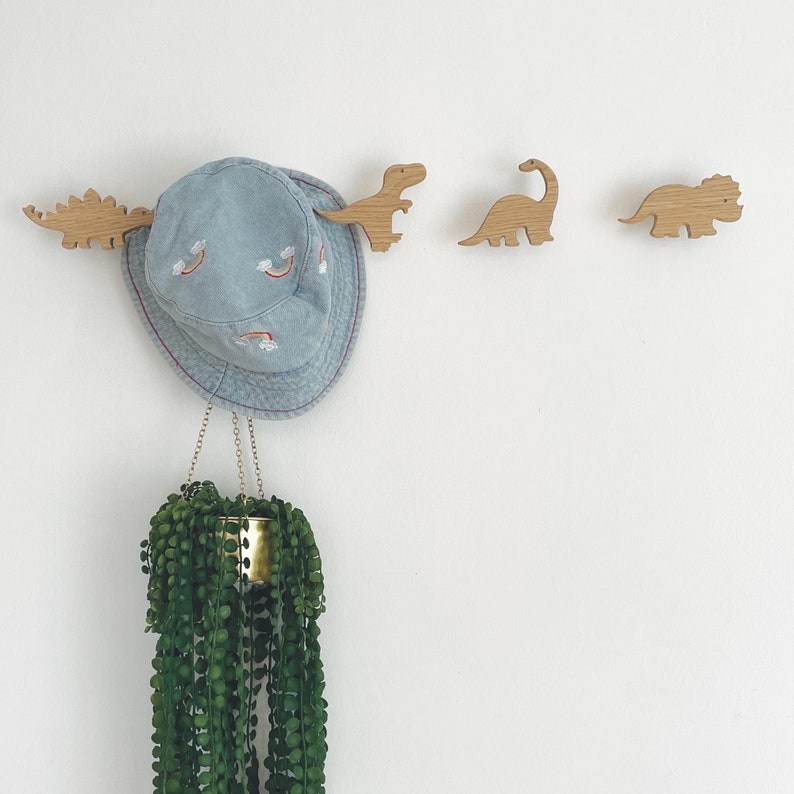 dinosaur wall hooks