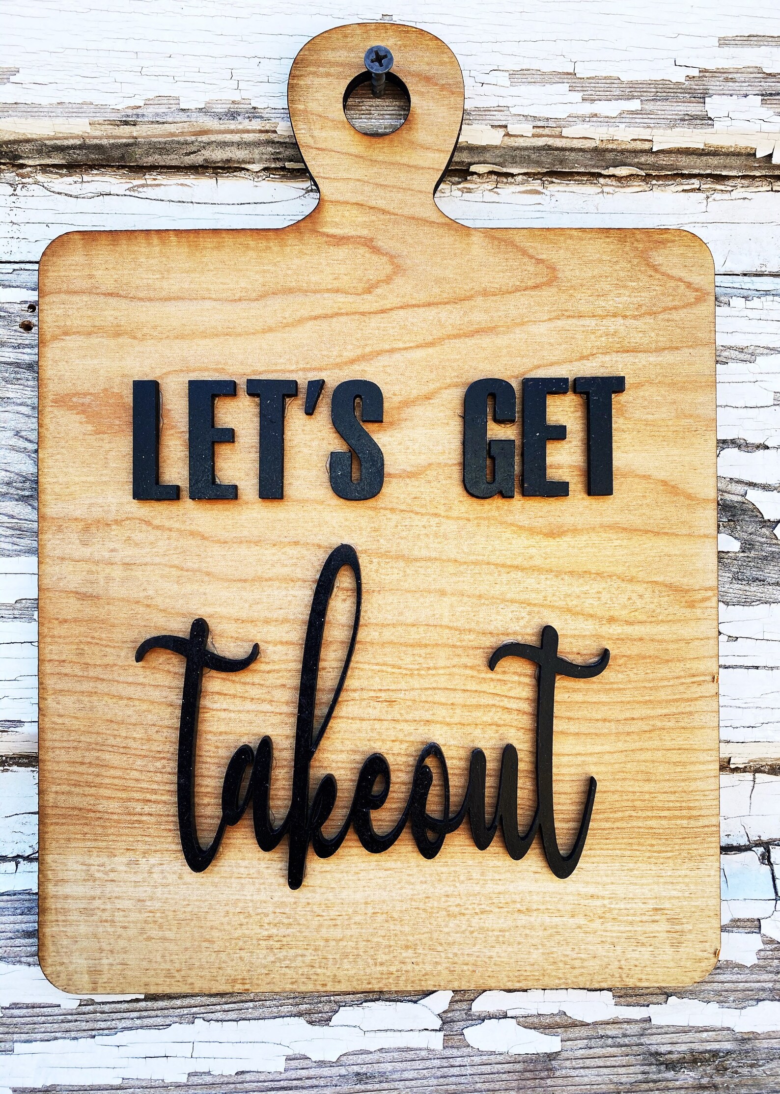 Cutting board sign Etsy