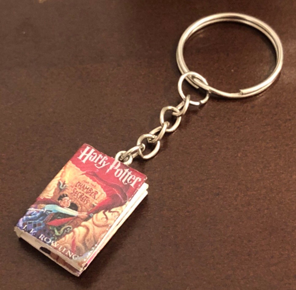Mini Harry Potter Book Keychain Harry Potter Keychain book Etsy