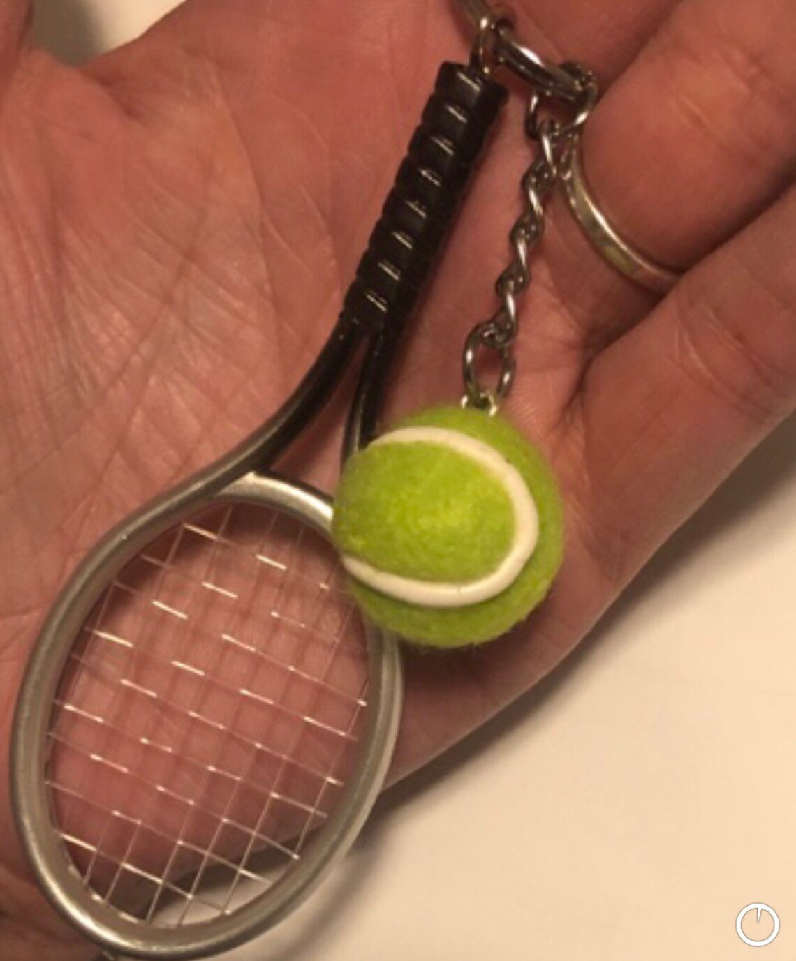 Tennis Keychain Tennis Racquet Keychain Tennis Ball Etsy