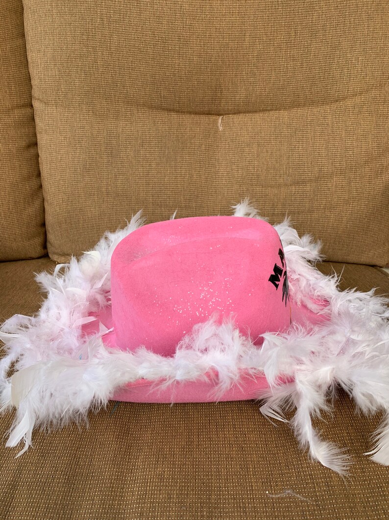 Malibu cowboy hat drinking hat fun hat Malibu rum hat Etsy