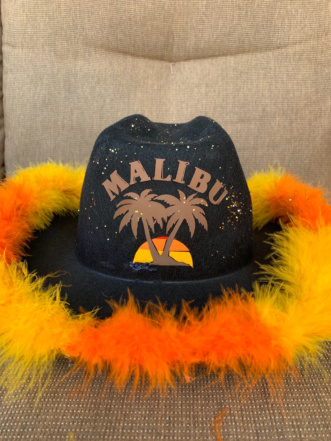 Malibu cowboy drinking hat cowboy hat drinking hat fun hat | Etsy
