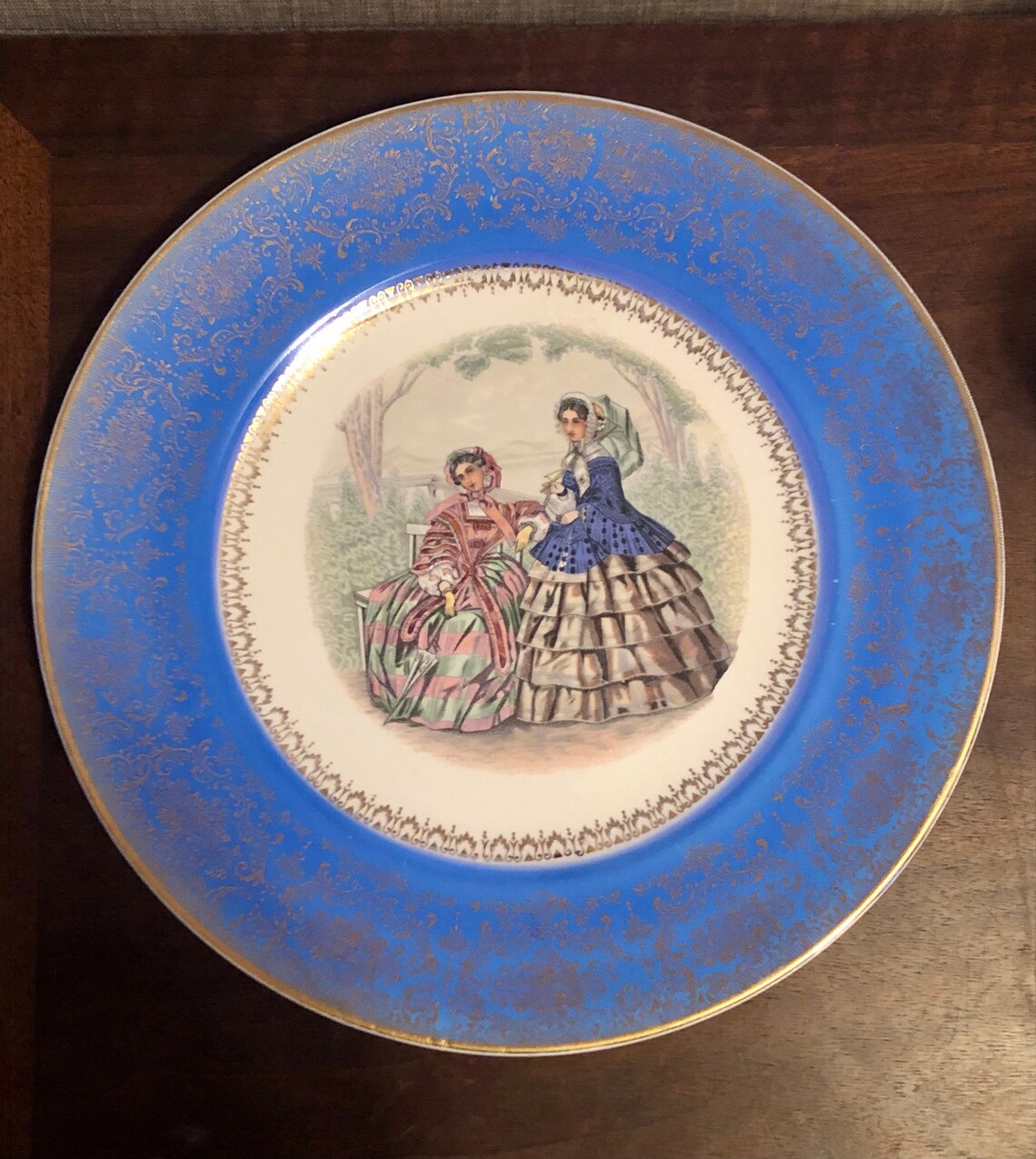 Vintage Blue Century by Salem Plate Etsy