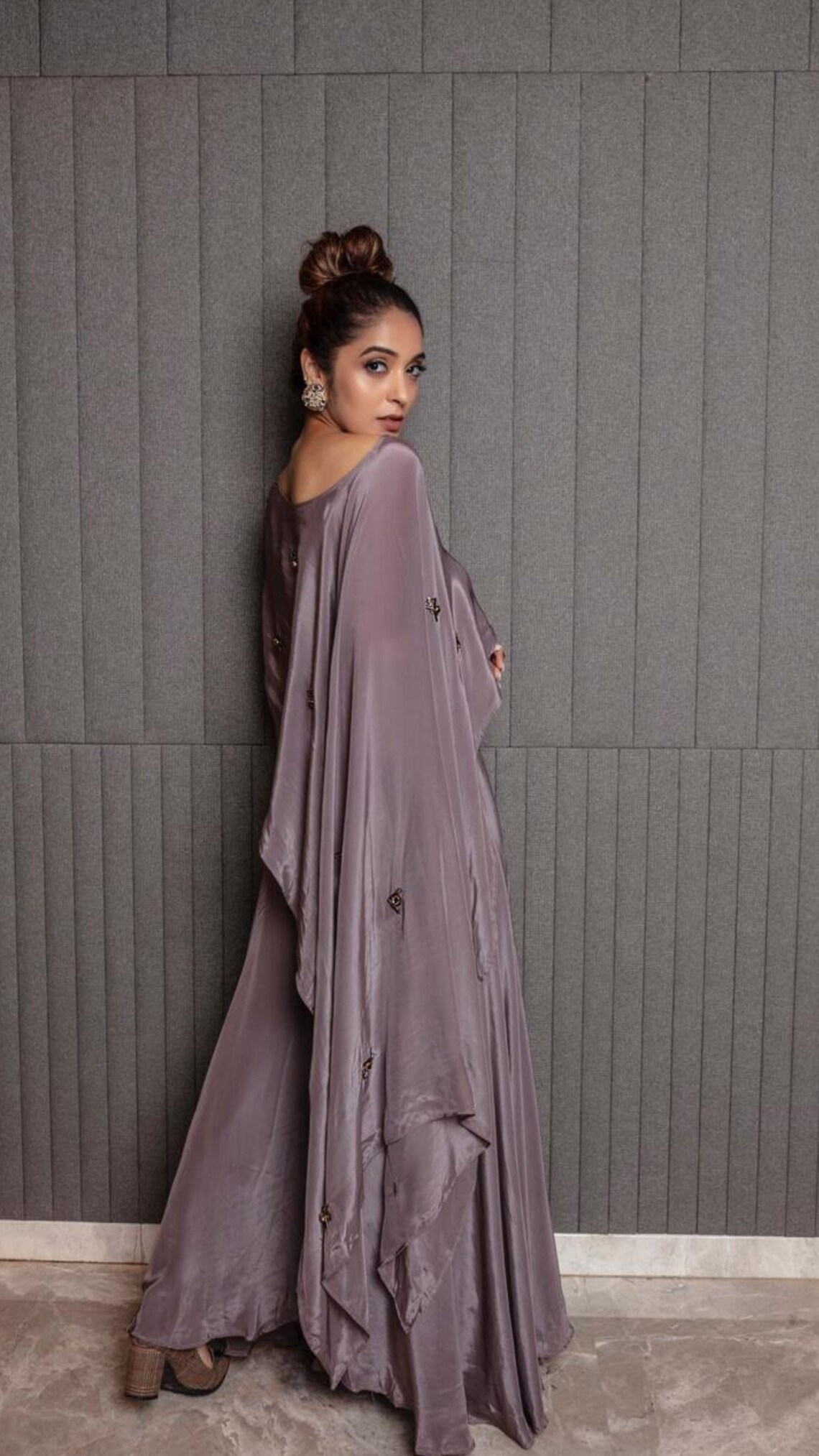 Attached Cape Eggplant Jumpsuit/ Jumpsuit for Women / Etsy