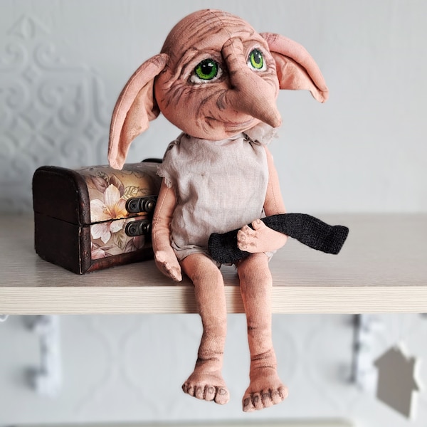 Dobby the elf Textile OOAK  doll