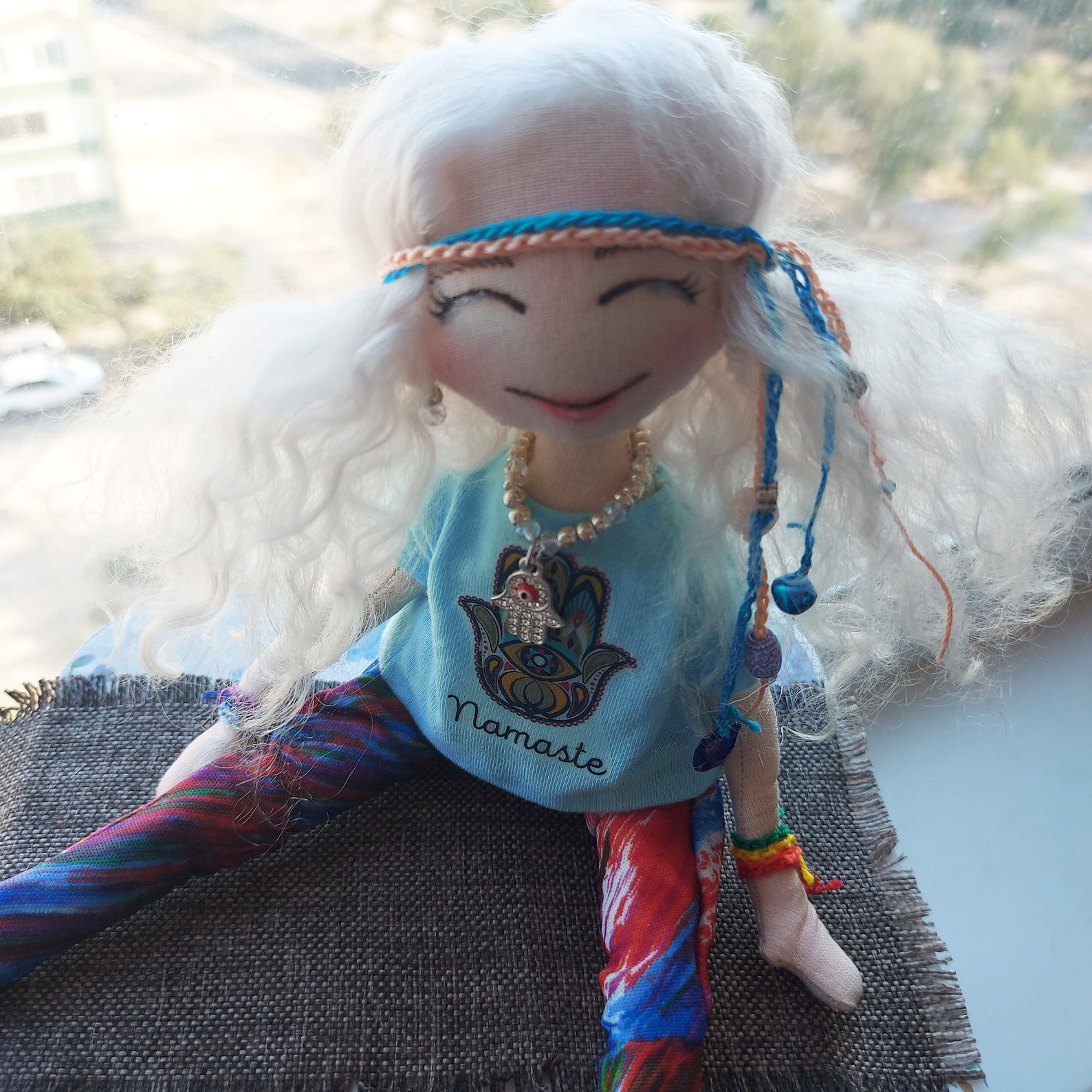 Yoga doll Personalized doll Gift for women yoga Yogi OOAK Etsy