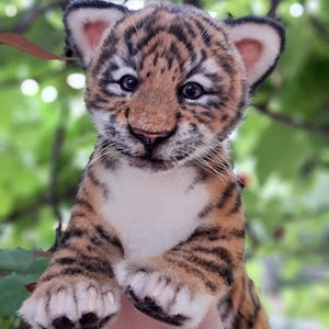 Realistic tiger cub Plush toy