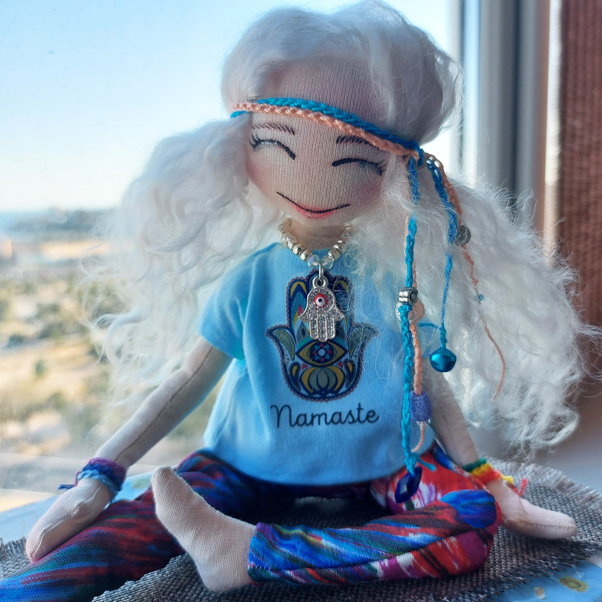Yoga doll Personalized doll Gift for women yoga Yogi OOAK Etsy