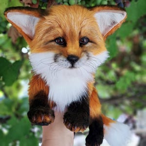 Realistic fox Stuffed toy Fox cub