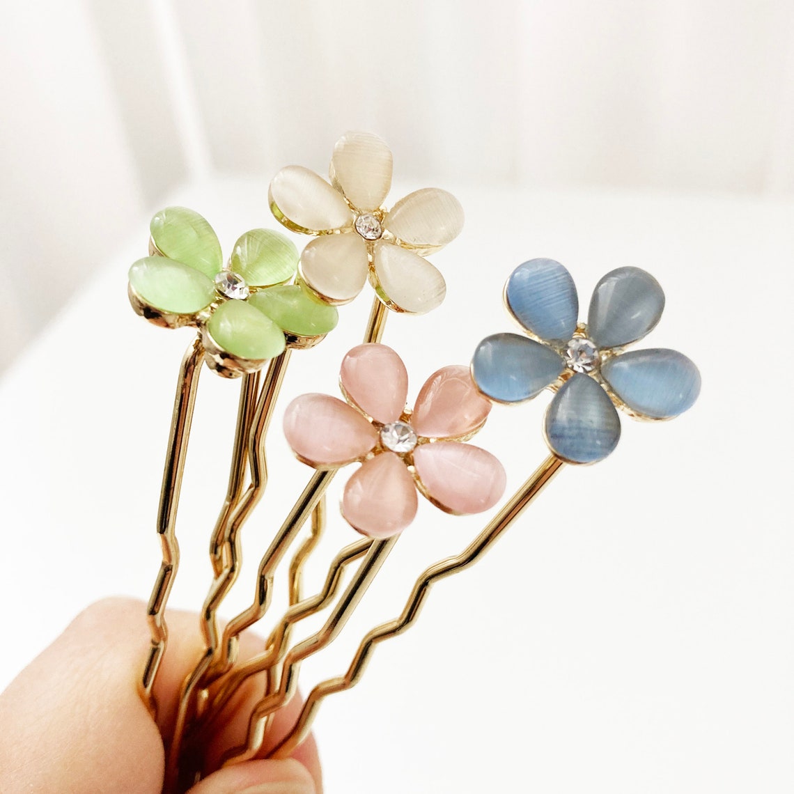 Flower decorative hair picks hair combs for bridal party Etsy