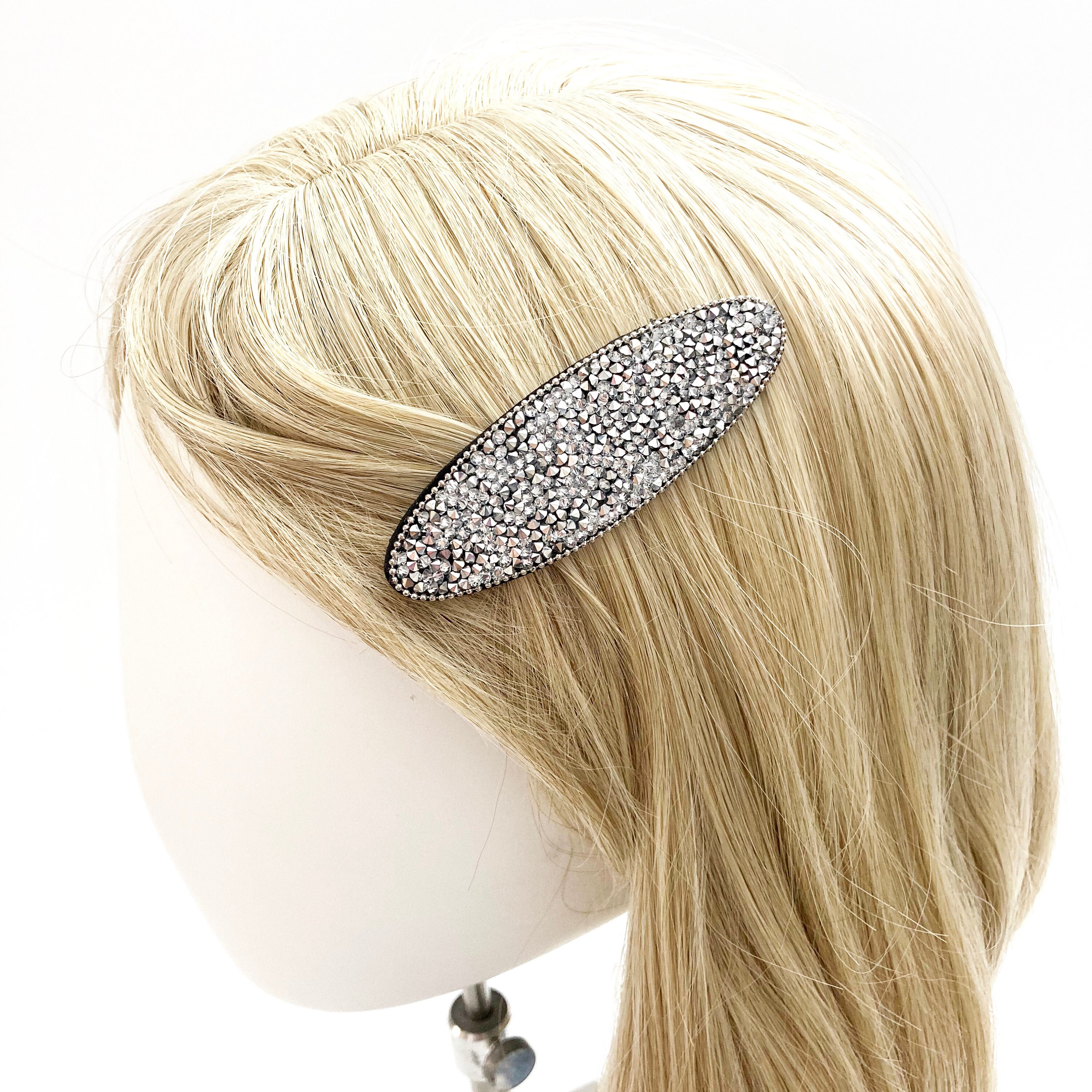 Beads and Rhinestone hair snap for women Luxurious dazzling Etsy