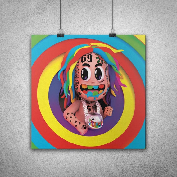 Rap poster Album Canvas Poster Print on Fabric Cotton Wall Art Etsy